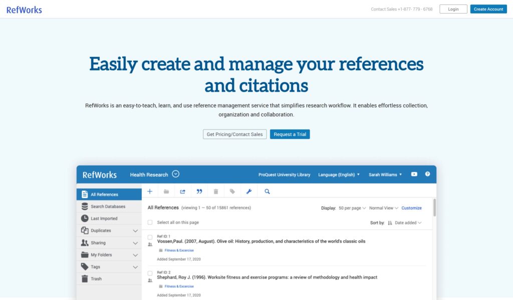 Refworks referencing generator